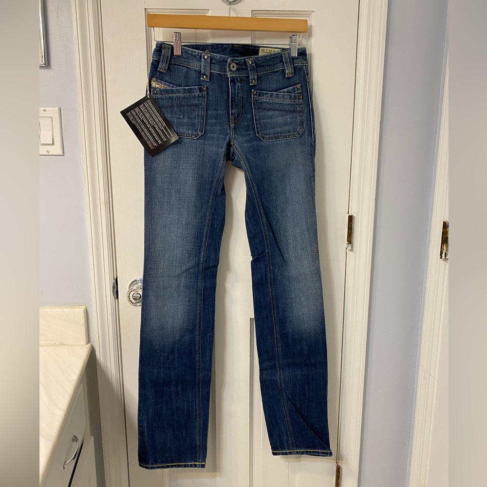 Diesel Keate Straight-leg Bootcut Jeans, Size 25 x 34, NWT